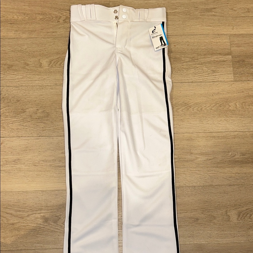 CHAMPRO Boys' Triple Crown Open Bottom Piped Youth Baseball Pants